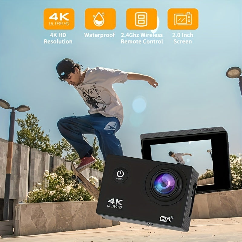 Capture Your Adventures in Stunning Detail with Our 4K Ultra HD Action Camera | Cameras And Electronics|