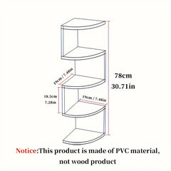 5-Tier Corner Floating Shelf | Decoration Items |