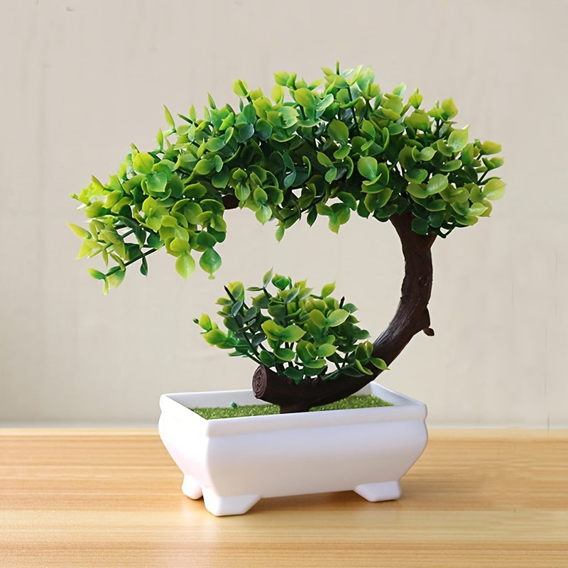 Lifelike Greenery: Artificial Potted Plant Set for Home and Garden Decor | Decoration Items |