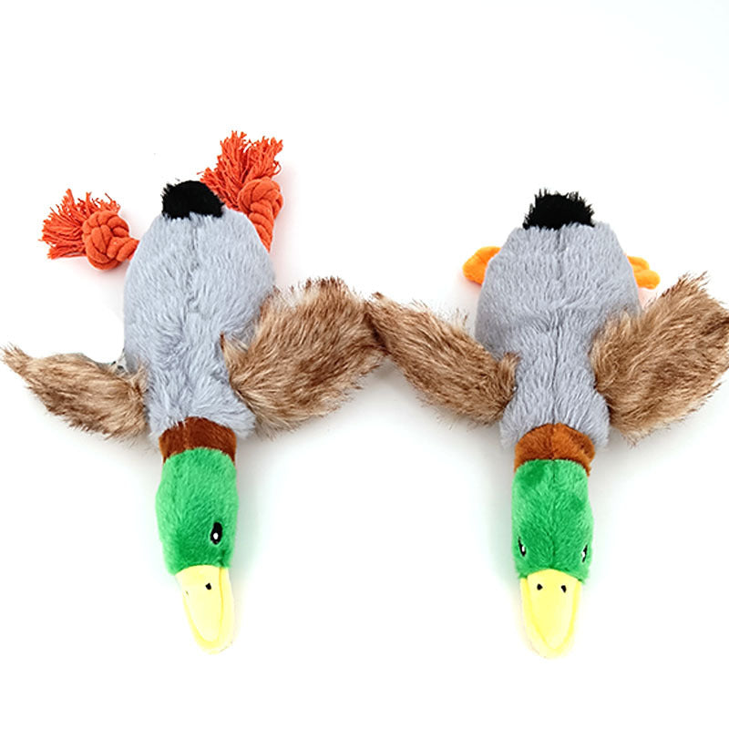 Adorable Plush Duck Sound Toy - Perfect For Teething Dogs And Hours Of Fun | Pet Toys|