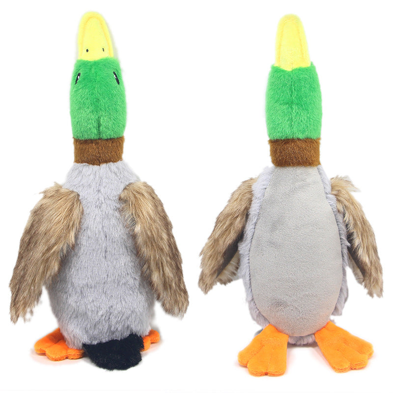 Adorable Plush Duck Sound Toy - Perfect For Teething Dogs And Hours Of Fun | Pet Toys|