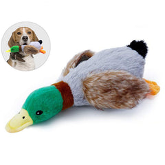 Adorable Plush Duck Sound Toy - Perfect For Teething Dogs And Hours Of Fun | Pet Toys|