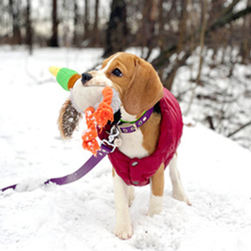 Adorable Plush Duck Sound Toy - Perfect For Teething Dogs And Hours Of Fun | Pet Toys|