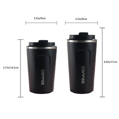 Enjoy Perfect Brews Anywhere: 304 Stainless Steel Coffee Mug with Temperature Display | Drinkware |