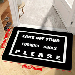 Funny Phrase Pattern Welcome Doormat | Rugs & Mats |