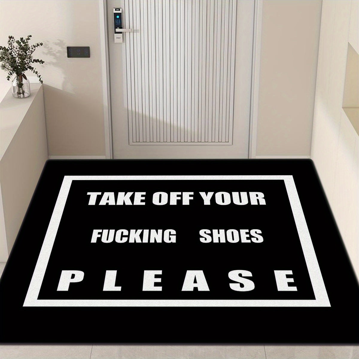 Funny Phrase Pattern Welcome Doormat | Rugs & Mats |