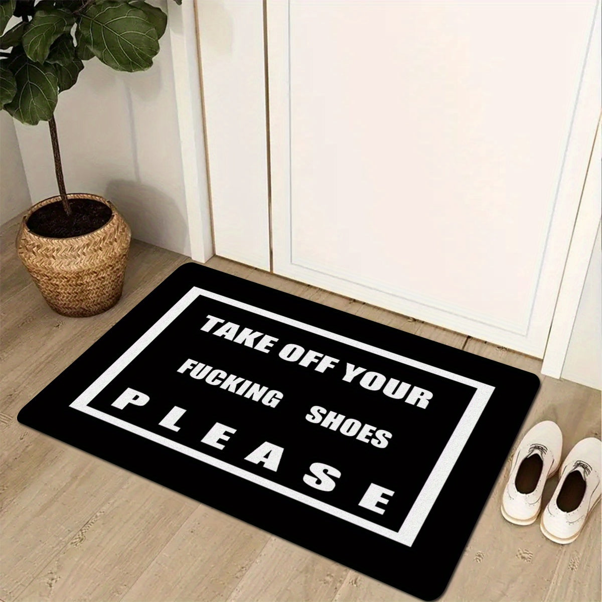 Funny Phrase Pattern Welcome Doormat | Rugs & Mats |