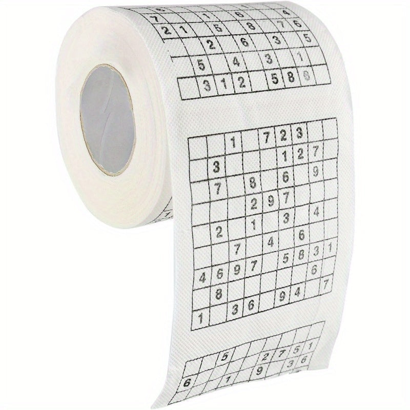 1pc, Sudoku Toilet Paper, Holiday Funny Gift, Funny Birthday Party Novelty Gift Idea, Prank, Fun Game, Puzzle Game