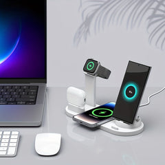 15W Folding Wireless Charger Stand - Fast Charge for Samsung & iPhone | Wireless Charging |