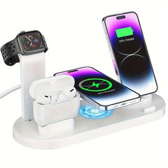 15W Folding Wireless Charger Stand - Fast Charge for Samsung & iPhone | Wireless Charging |