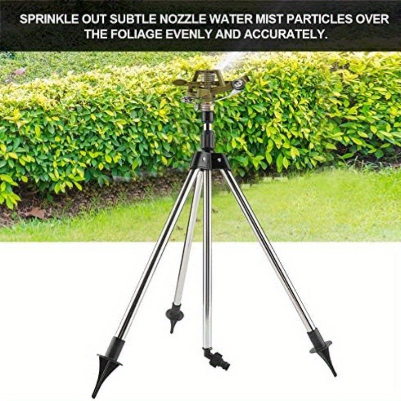 Convenient Tripod Sprinkler Set for Effortless Lawn and Garden Watering | Gardening Equipment |