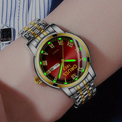 Elegant Waterproof Women's Quartz Watch with Luminous Dial | Women's Watches |