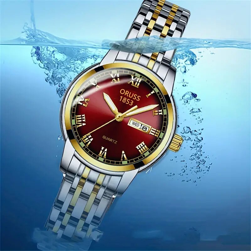 Elegant Waterproof Women's Quartz Watch with Luminous Dial | Women's Watches |