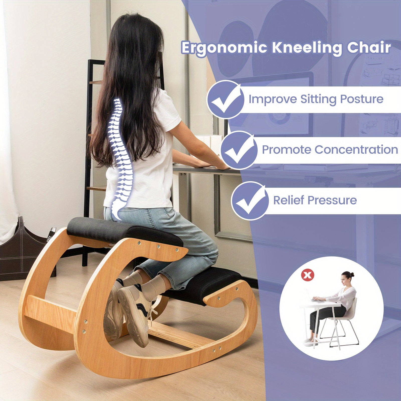 Kneeling Desk Chair