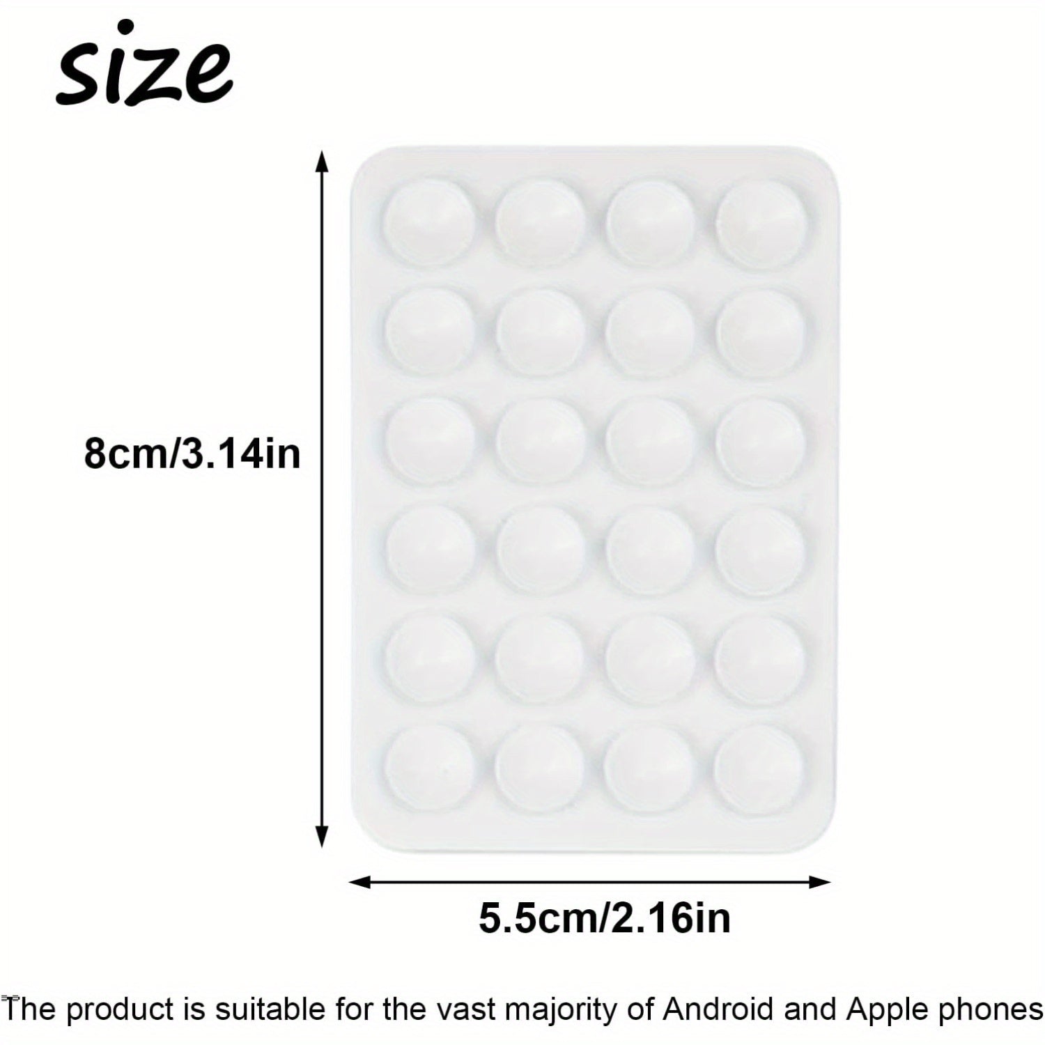 4pcs Silicone Suction Phone Case Mount | Mobile Cases |