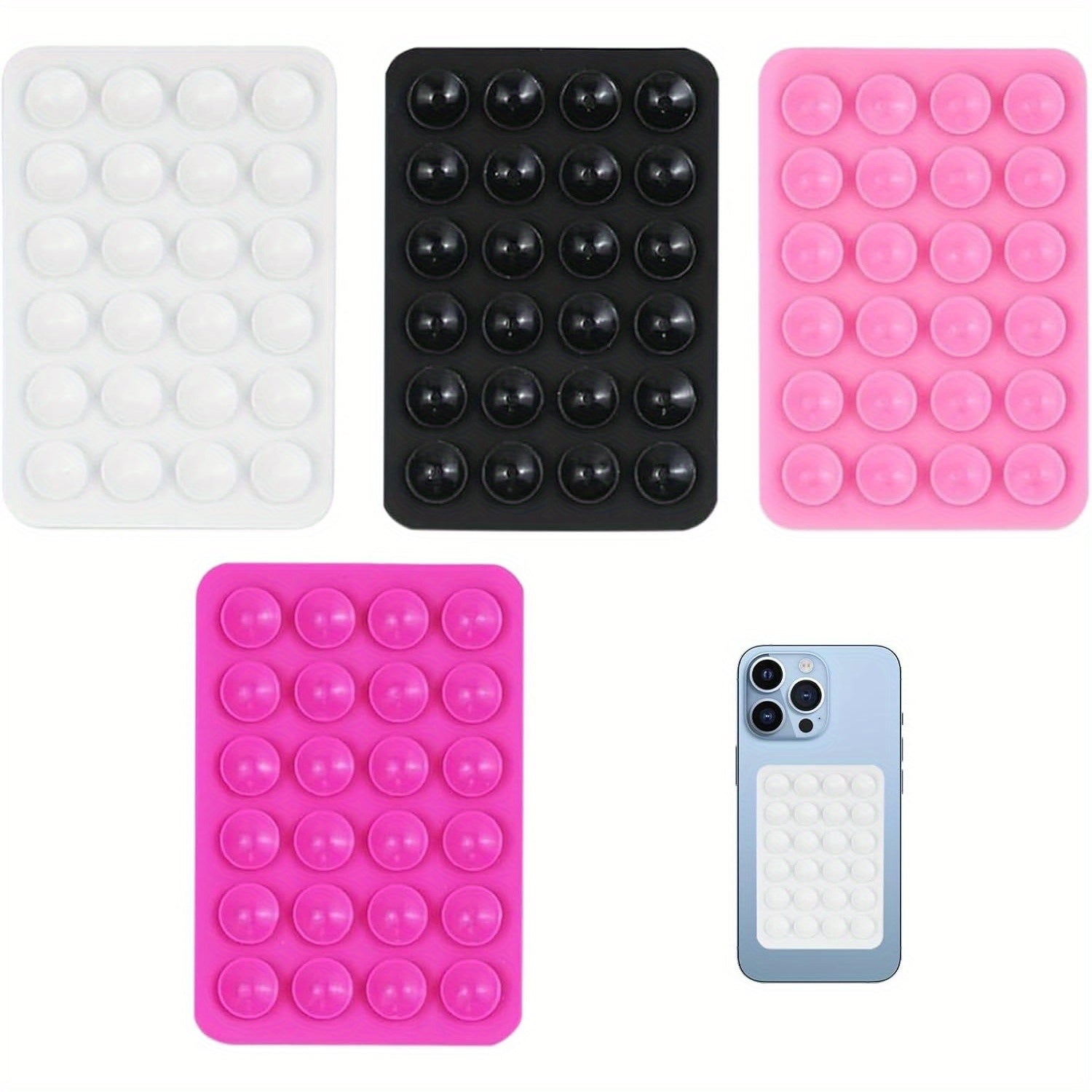 4pcs Silicone Suction Phone Case Mount | Mobile Cases |