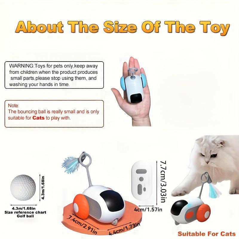 Feathered Interactive Cat Chaser Toy for Kitty Exercise | Pet Toys|