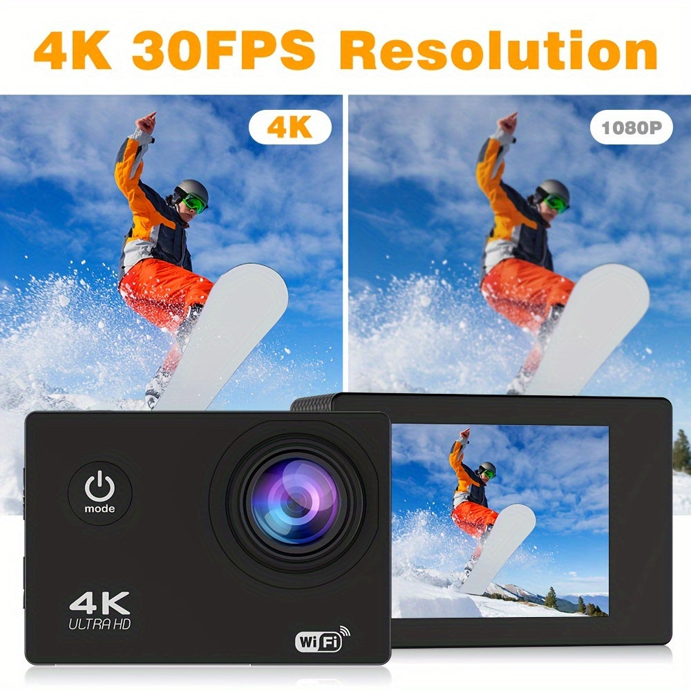 Capture Your Adventures in Stunning Detail with Our 4K Ultra HD Action Camera | Cameras And Electronics|