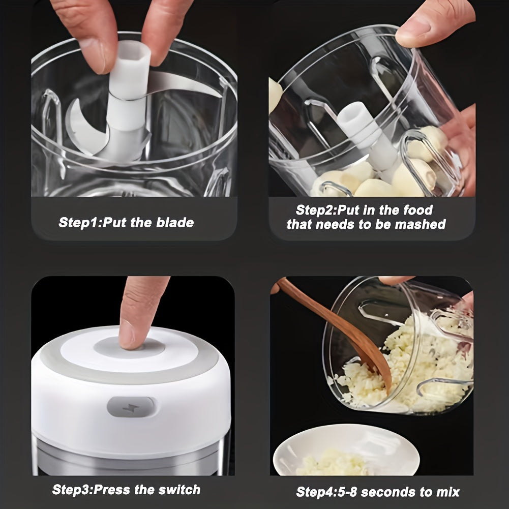 Effortless Meal Prep: Electric Mini Food Chopper | Kitchen Utensils |