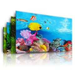 Fish Tank Background Paper, Double-sided Aquarium Decorative Background, Painting Background Picture, Fish Tank Landscaping Wallpaper