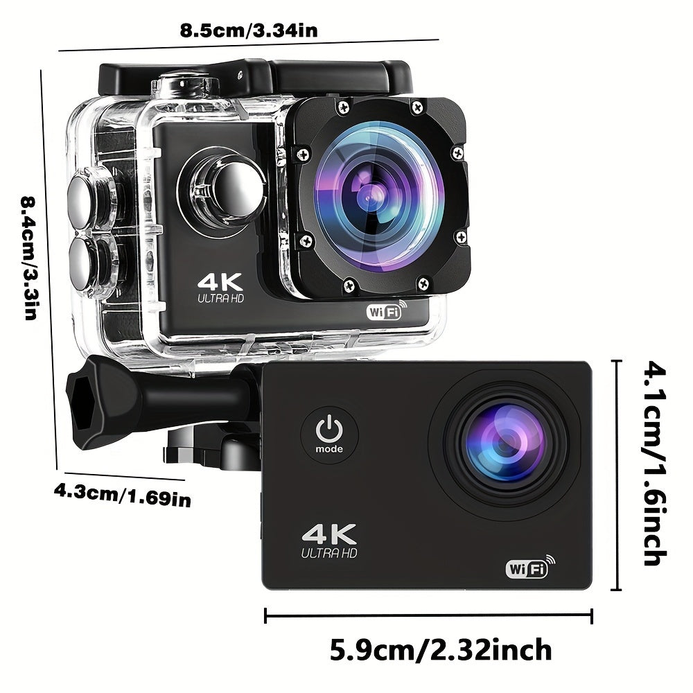 Capture Your Adventures in Stunning Detail with Our 4K Ultra HD Action Camera | Cameras And Electronics|