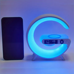 Elevate Your Mornings with our Wireless Speaker Rhythm RGB Light Bar Smart Light Sunrise Alarm Clock | Electronic Gadgets|