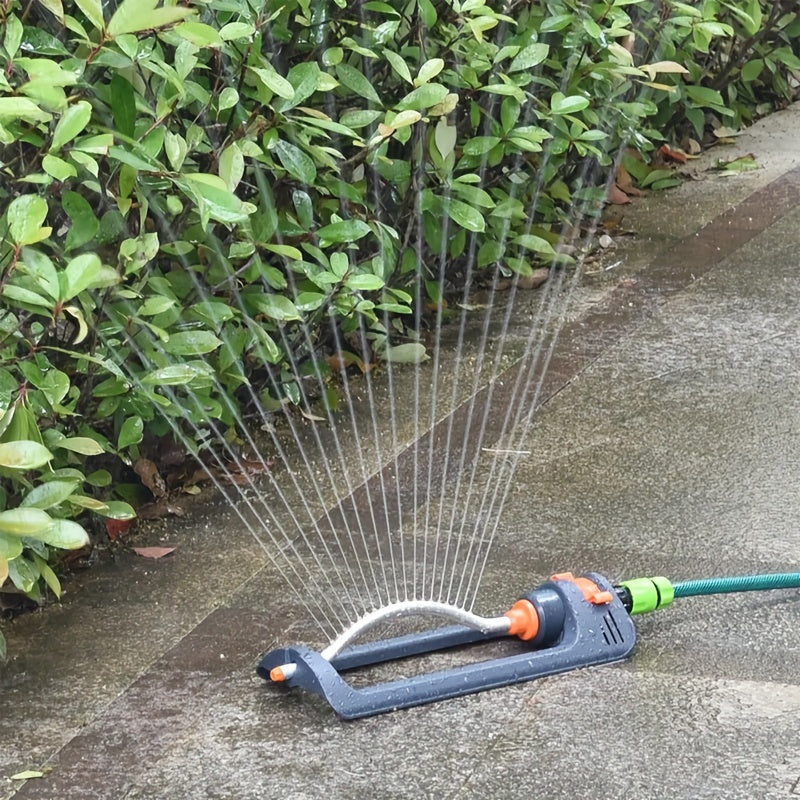 Efficient 180 Degree Oscillating Garden Sprinkler for Complete Lawn Coverage | Gardening Equipment |