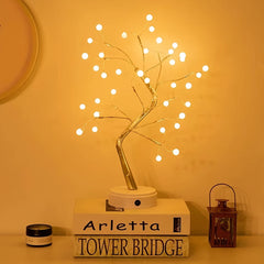 Illuminate Your Space: 36 LED Pearl Tree Lamp | Lighting & Decoration Item |