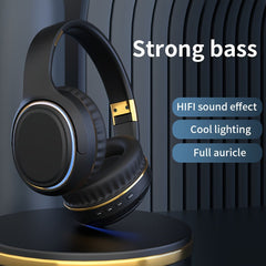 Immerse Yourself in Music with H6 RGB Wireless LED Light Headphones |Headphone & Earbud|