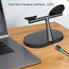 3-in-1 Magnetic Wireless Charging Stand - Fast Charge for iPhone, iWatch & AirPods | Wireless Charging|