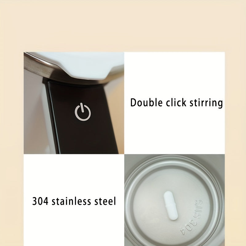 Effortless Mixing: Rechargeable Self-Stirring Coffee Mug | Drinkware |