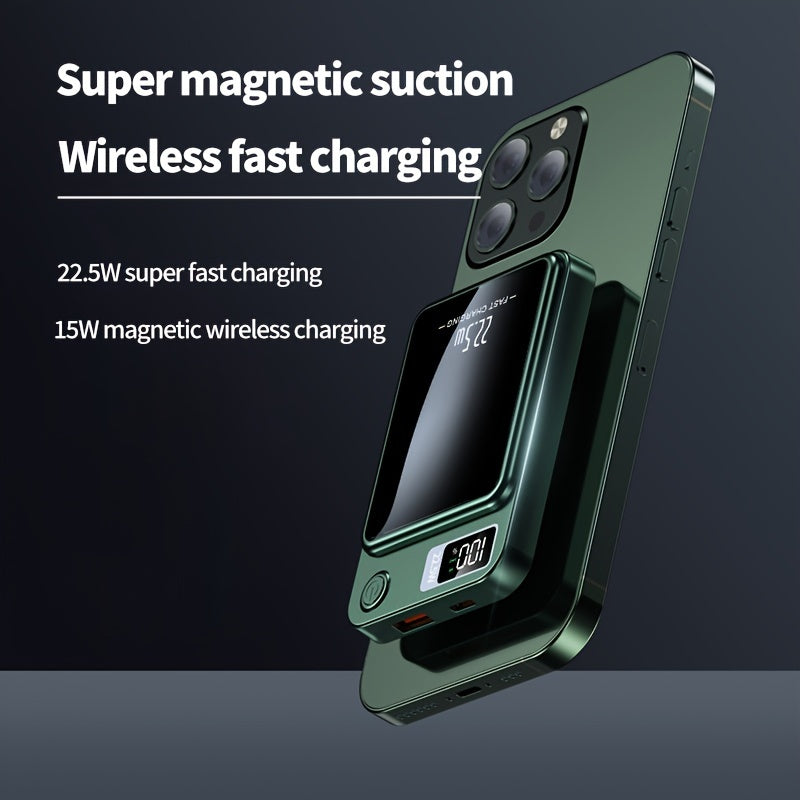 10000mAH Super Fast Magnetic Power Bank - Wireless & Portable | Charging Accessories|