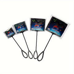 Fish Net Set: 7.62cm, 10.16cm, 12.7cm, 15.24cm Square Fish Nets for Aquariums - PE Material