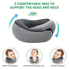 1pc Neck Pillow - Neck Pillow, Wander Plus Travel Pillow, Wander Plus Travel Neck Pillow, Travel Pillow, Memory Foam Neck Pillow For Traveling, For Airplanes, Car, Office, Sleeping Upright