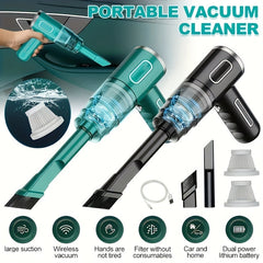 Experience Unmatched Cleaning Performance with Our Upgraded Portable Cordless Hand-held Vacuum Cleaner | Portable Vacuun Cleaner|