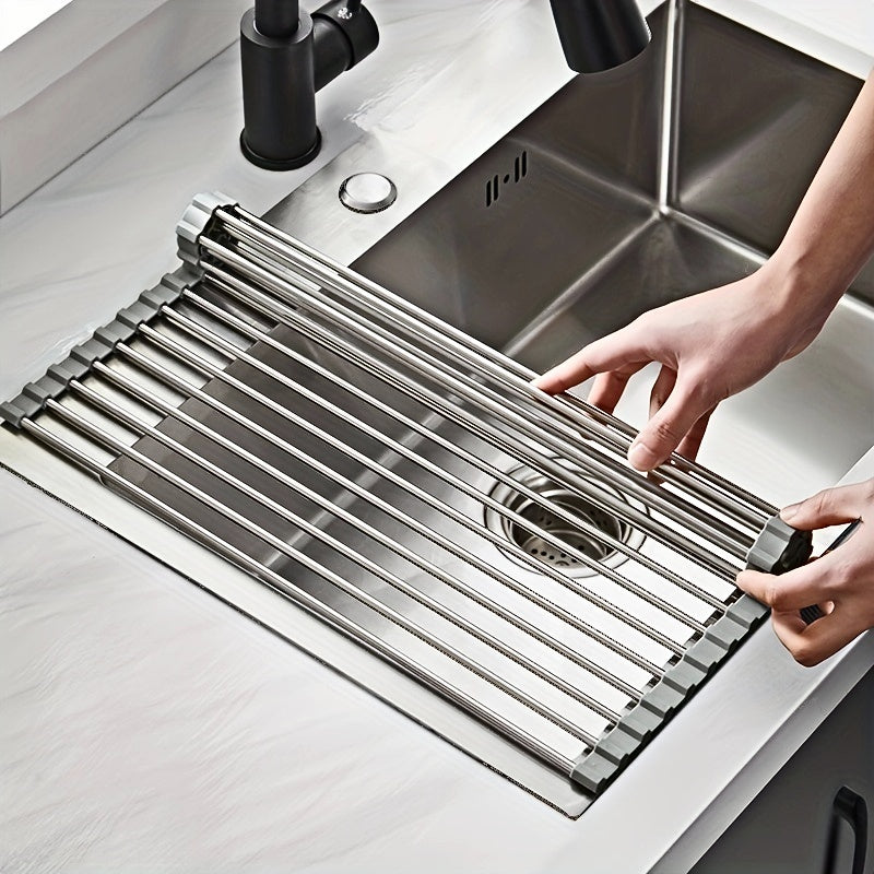 Efficient Kitchen Organization: Foldable Dish Drying Rack | Storage Organization |