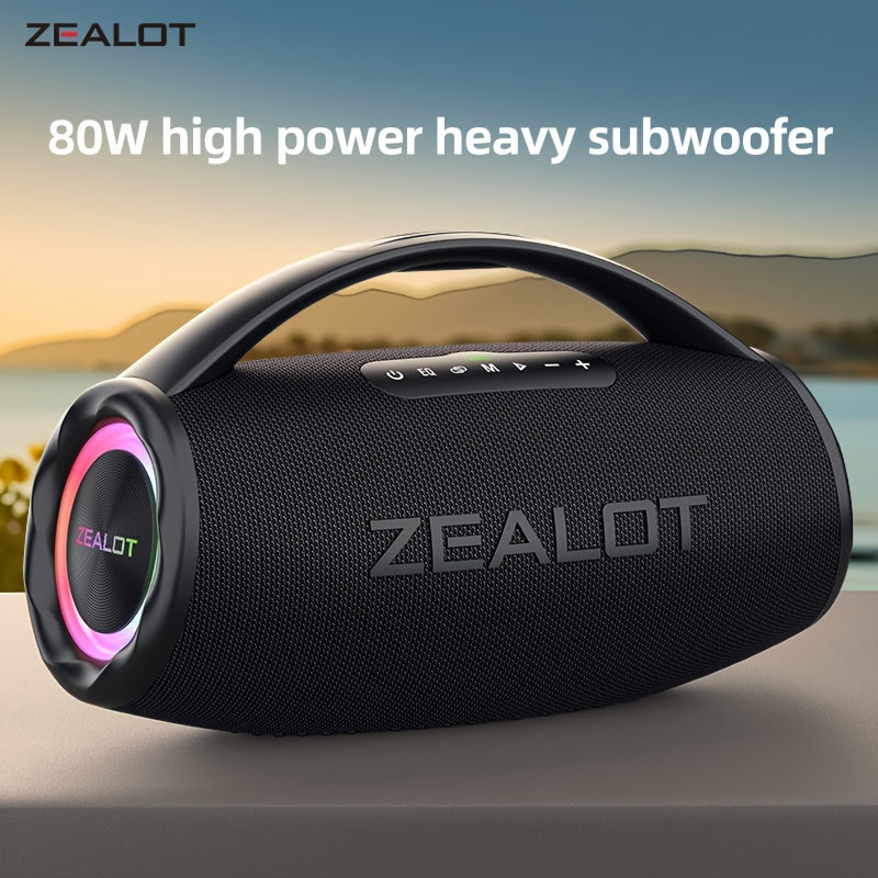 Experience Powerful Sound On-the-Go with the Zealot S97 80W Outdoor Portable Mobile Power Speaker | Gadgets|