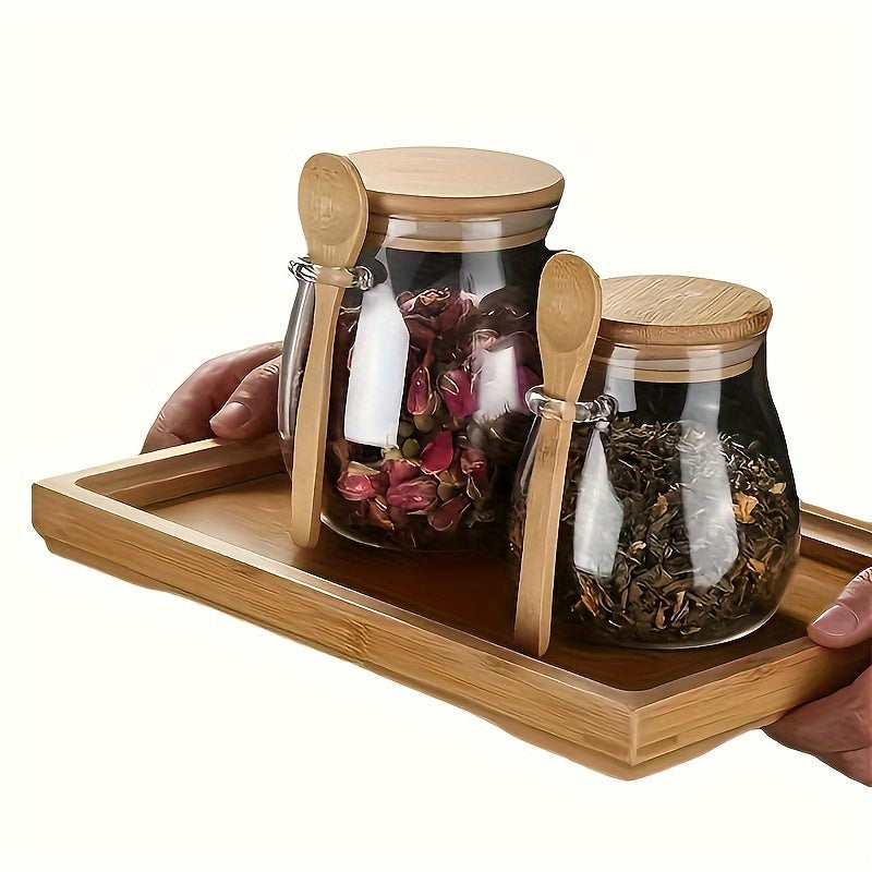 Efficient Storage Solution: Leak-Proof Glass Storage Containers Set | Storage Organization |