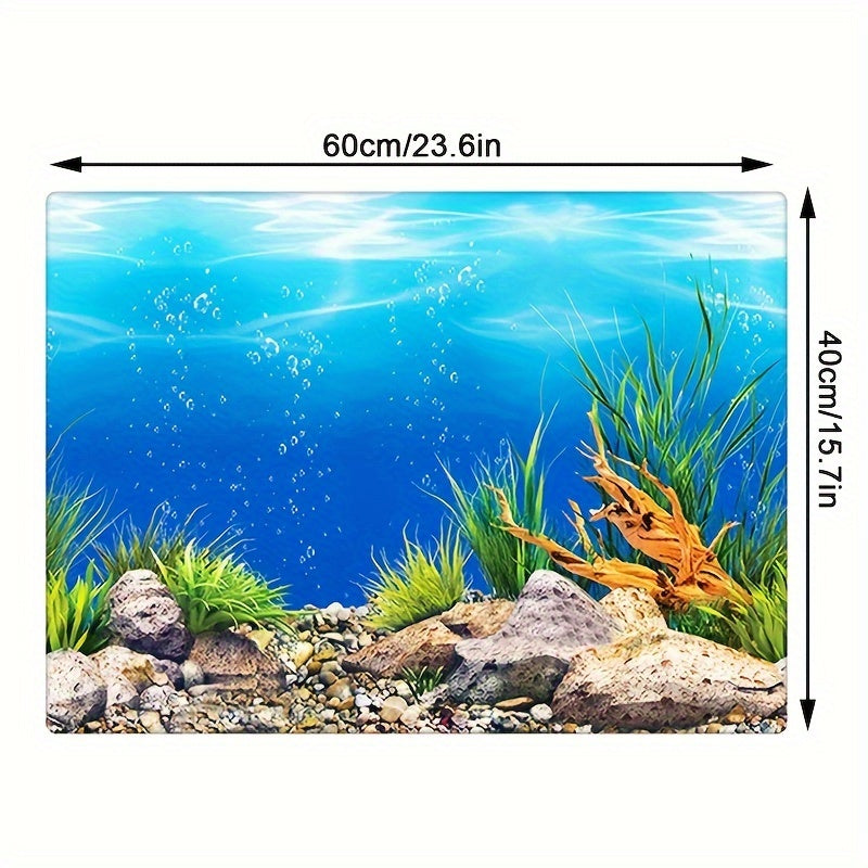 Fish Tank Background Paper, Double-sided Aquarium Decorative Background, Painting Background Picture, Fish Tank Landscaping Wallpaper