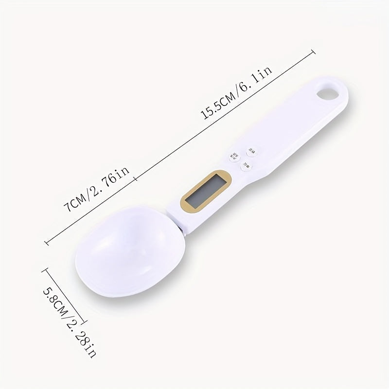 1pc 500g/0.1g Electronic Measuring Spoon Scale, Household Small Kitchen Electronic Scale, Weighing Spoon, Measuring Handheld Accessories Scale, Food Measuring Spoon, Gram Measuring