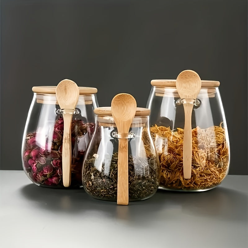 Efficient Storage Solution: Leak-Proof Glass Storage Containers Set | Storage Organization |