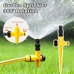 Comprehensive 360° Garden Sprinkler Rotation Irrigation System Set for Efficient Watering | Gardening Equipment |