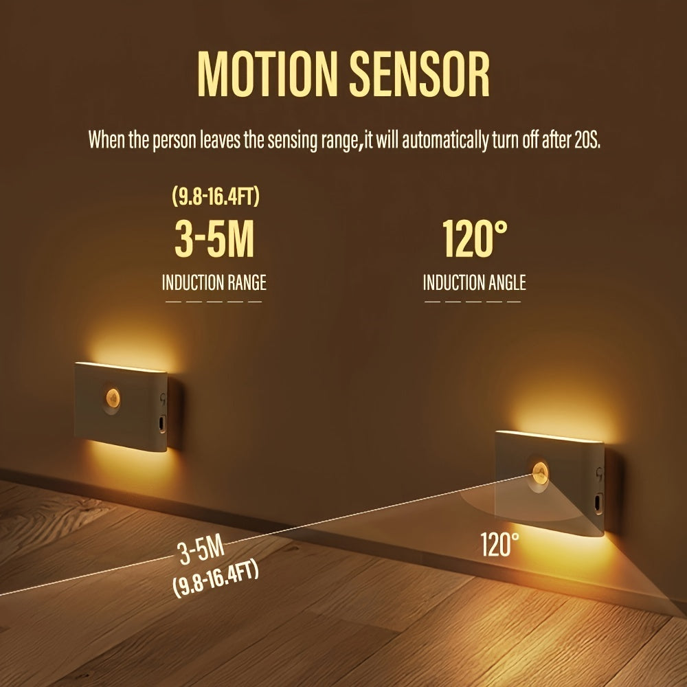 Illuminate Your Space: LED Smart Sensor Night Light Set | Lighting |