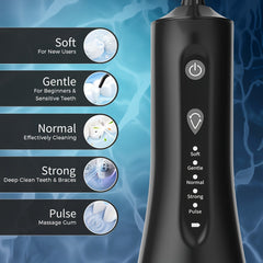 Cordless Portable Water Flosser, 5 Modes-5 Tips | Oral Care |