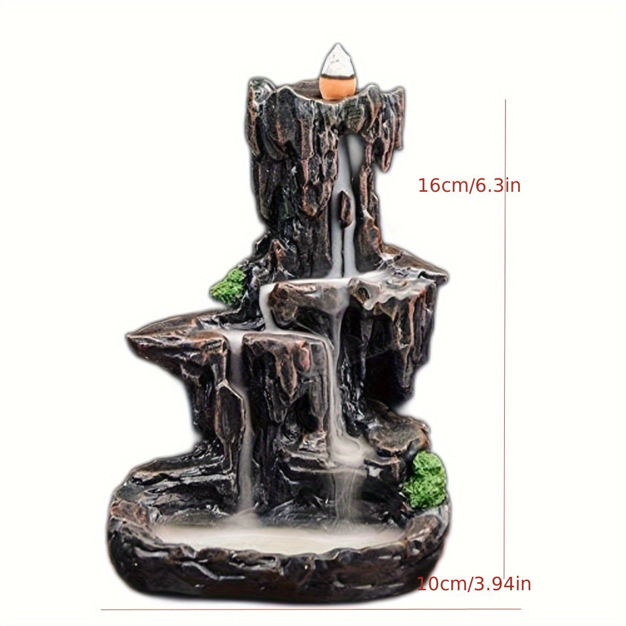 Experience Serenity: Mountain Design Backflow Incense Holder | Decoration Items |