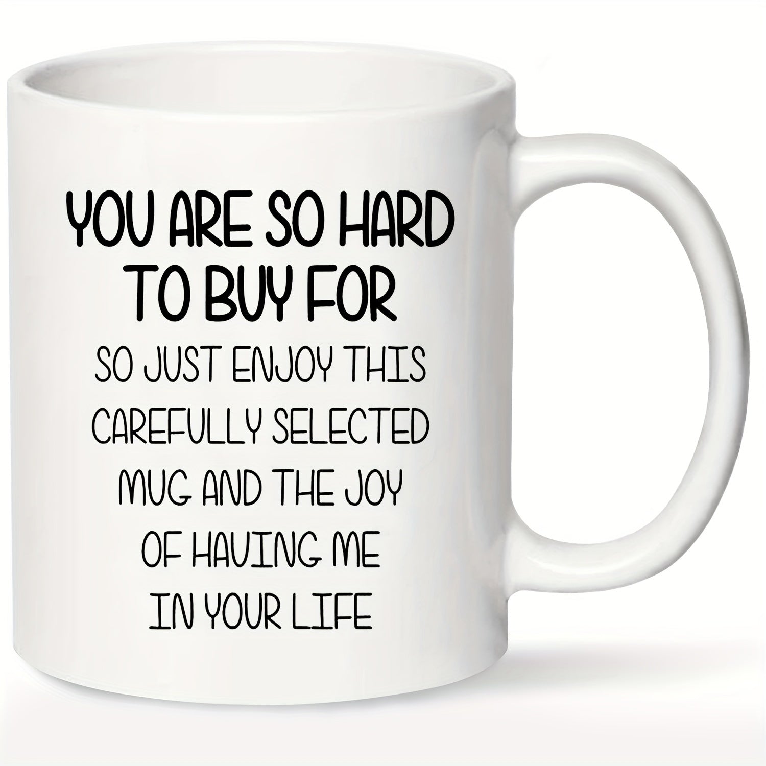 1pc Ceramic Coffee Mug with Humorous Quote, Reusable, Multipurpose, Hand Wash Only - Microwave & Dishwasher Safe, Ideal Gift for Christmas, Easter, Thanksgiving, Father'S Day, Mother'S Day