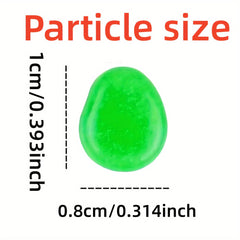 100pcs/bag Glow-in-the-Dark Pebbles - Enhance Your Fish Tank Or Aquarium With Fake Crystals