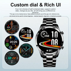 LIGE Full Circle Touch Screen Smart Watch with Steel Band | Men Watches|