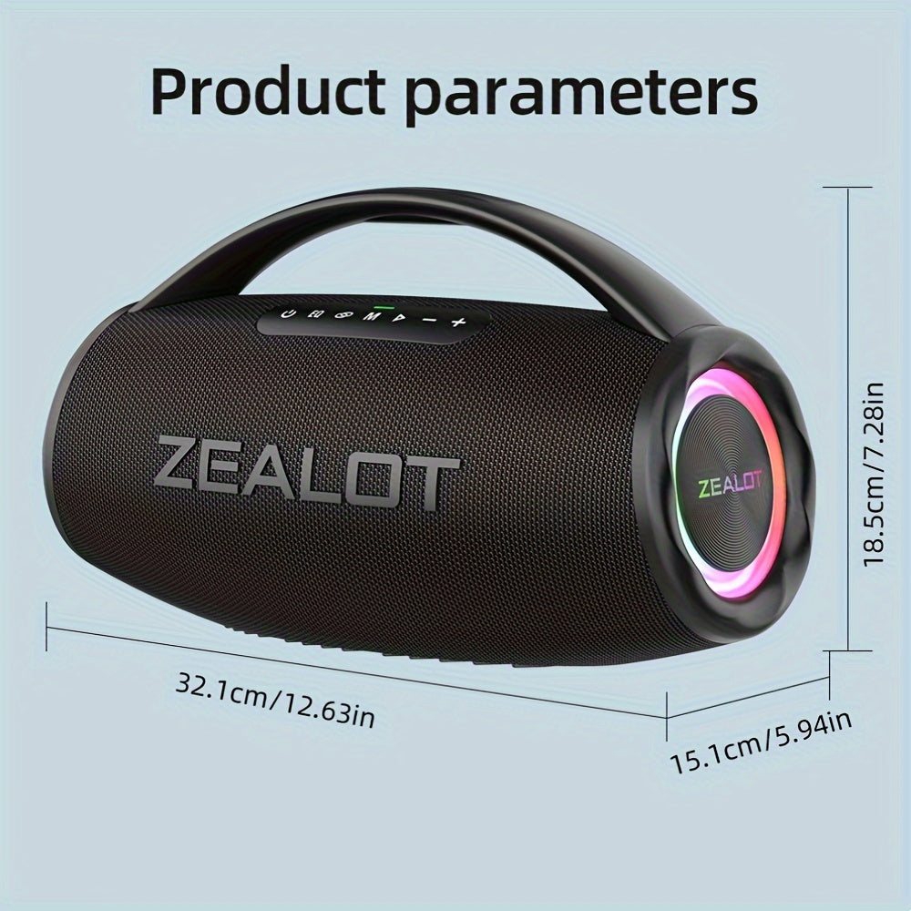 Experience Powerful Sound On-the-Go with the Zealot S97 80W Outdoor Portable Mobile Power Speaker | Gadgets|