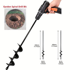 Garden Auger Drill Bit Set for Efficient Planting | Gardening Equipment |